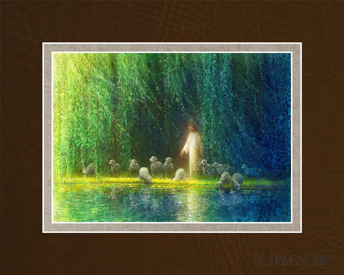 Among The Willows Open Edition Print / 7 X 5 Matted To 10 8 Art