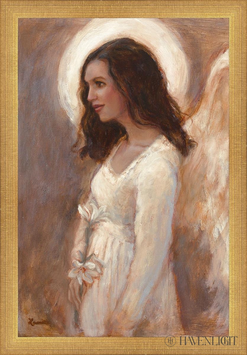 Angel Of The Resurrection Open Edition Canvas / 12 X 18 Matte Gold 13 3/4 19 Art