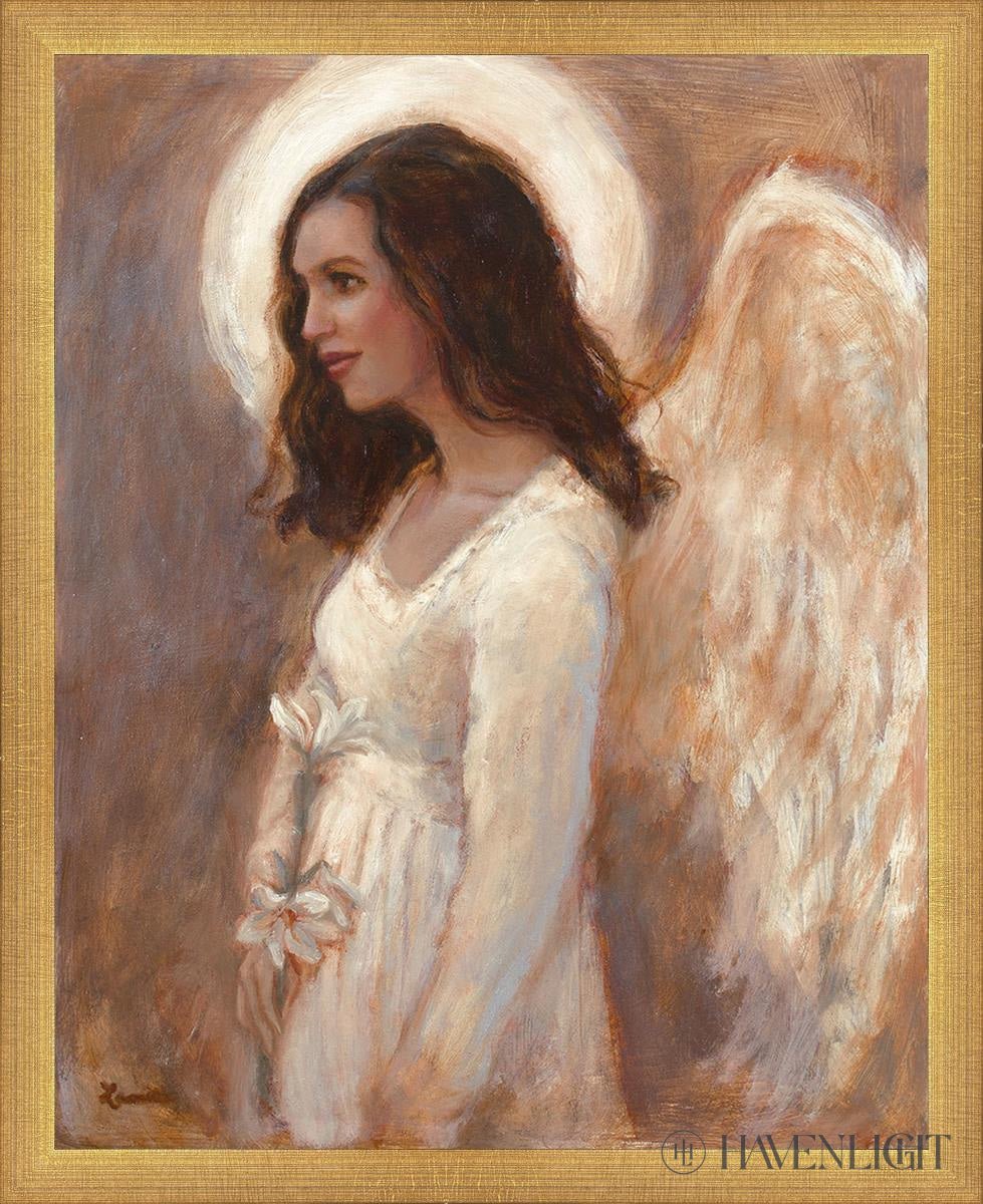 Angel Of The Resurrection Open Edition Canvas / 16 X 20 Matte Gold 17 3/4 21 Art
