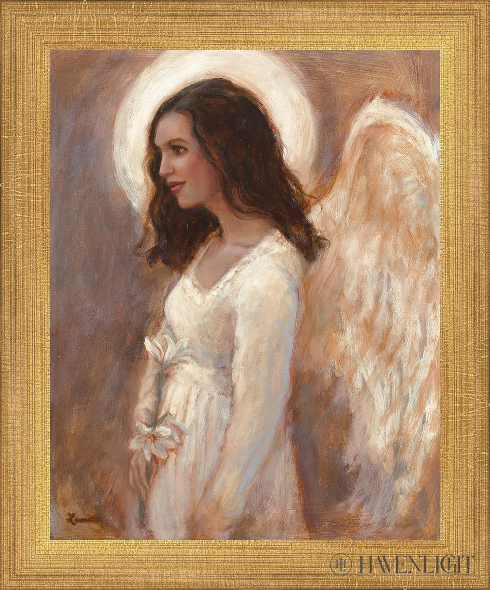 Angel Of The Resurrection Open Edition Print / 8 X 10 Matte Gold 9 3/4 11 Art
