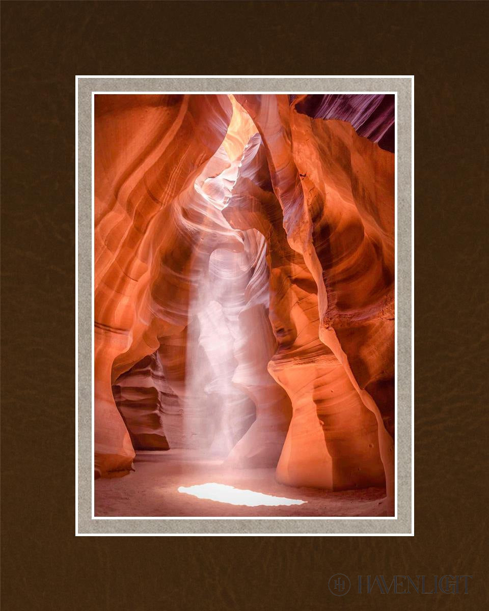 Antelope Canyon Cathedral Open Edition Print / 5 X 7 Matted To 8 10 Art