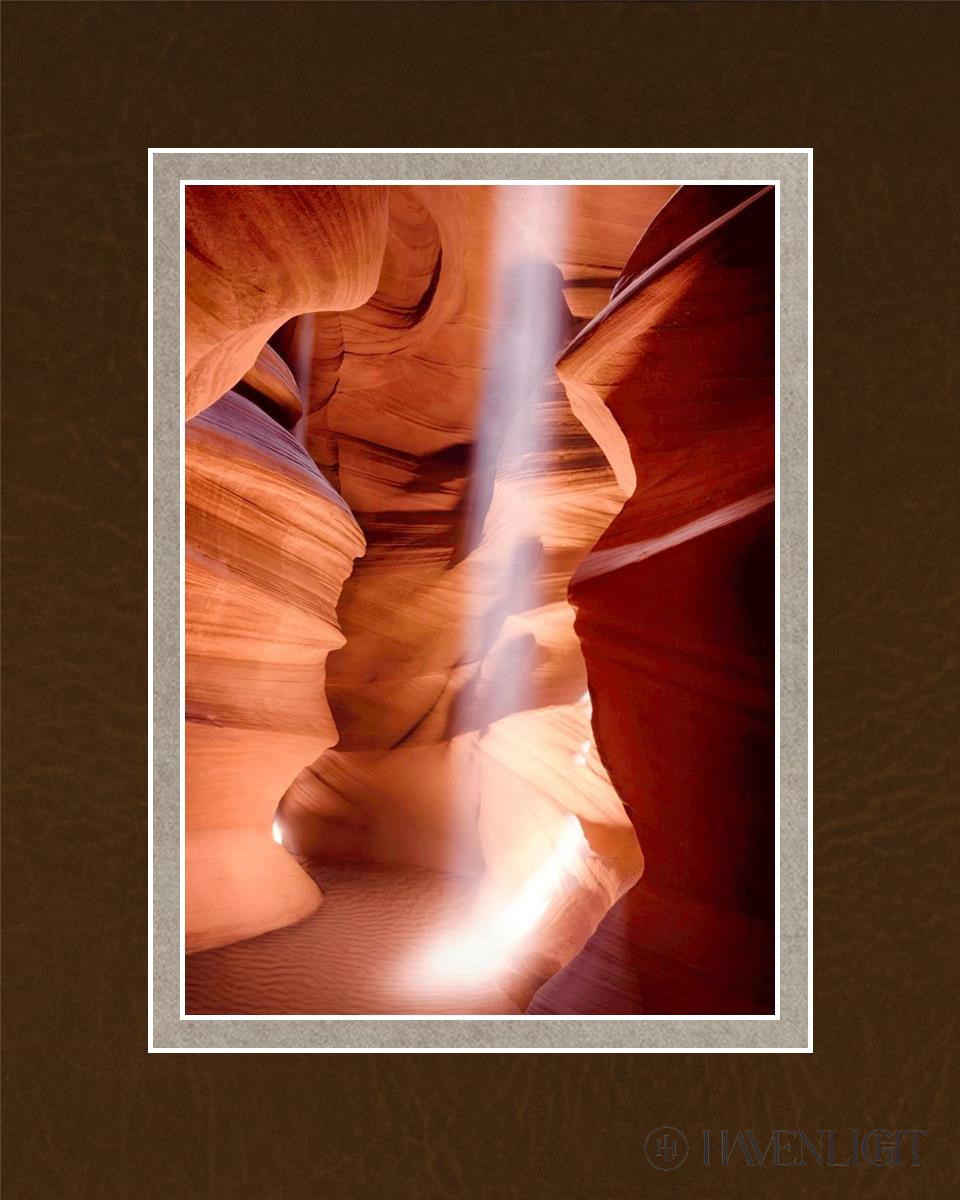 Antelope Canyon Light Open Edition Print / 5 X 7 Matted To 8 10 Art