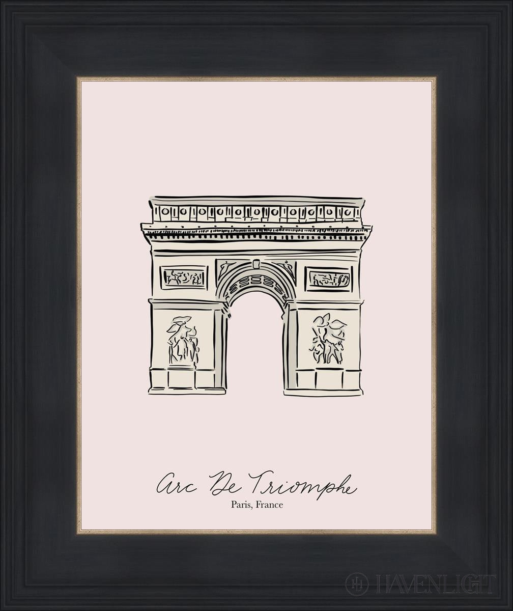 Arc De Triomphe Open Edition Print / 11 X 14 Black 15 3/4 18 Art