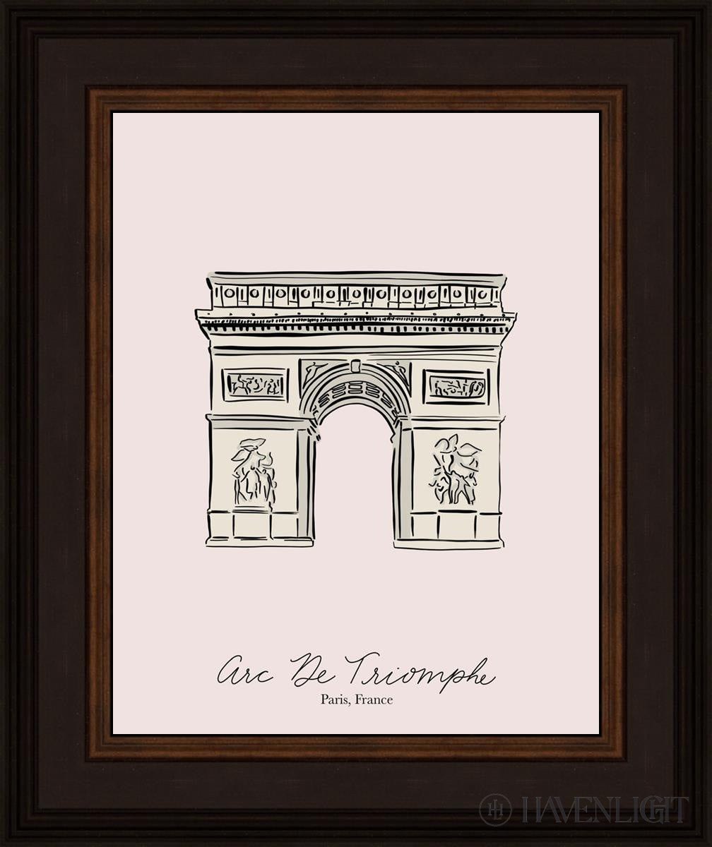 Arc De Triomphe Open Edition Print / 11 X 14 Brown 15 3/4 18 Art
