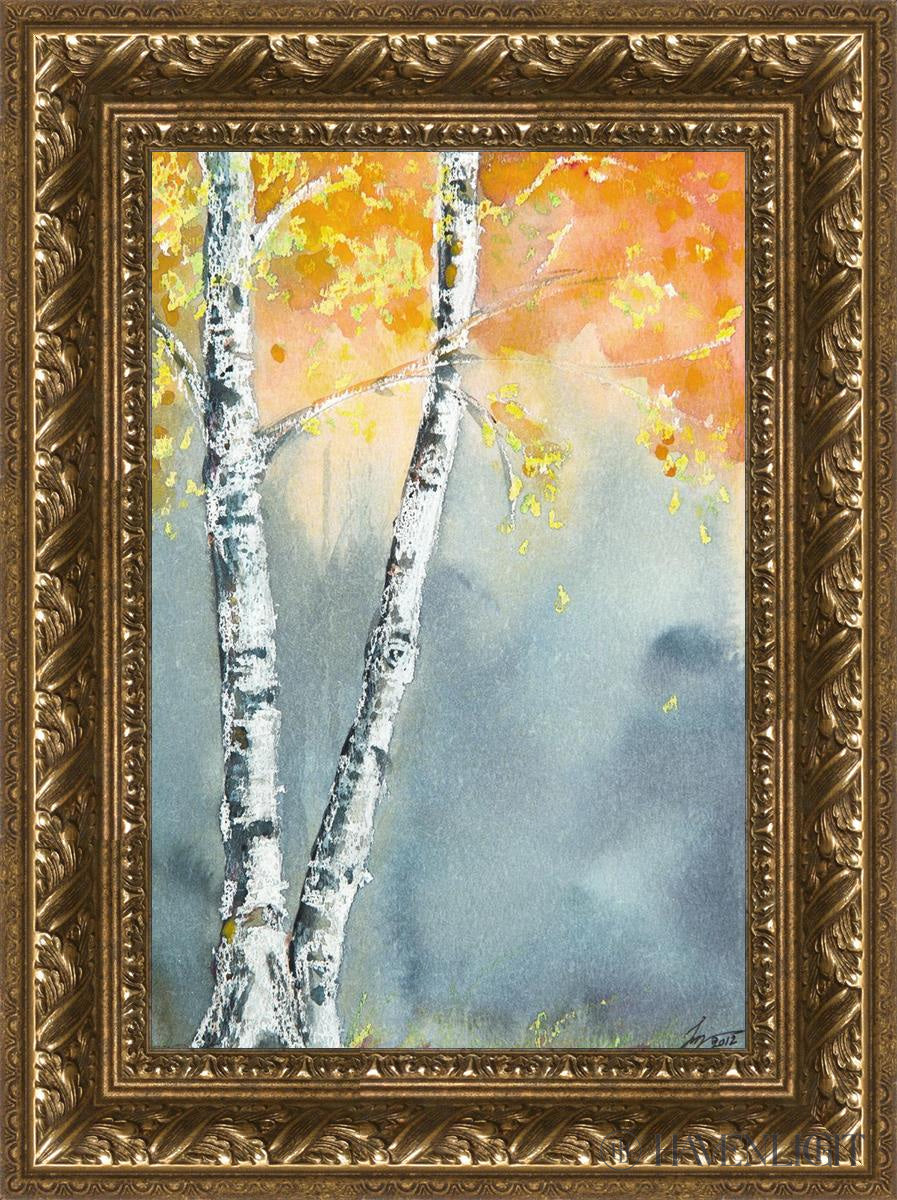 Aspen Fog Open Edition Canvas / 12 X 18 Gold 17 3/4 23 Art