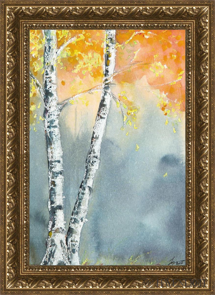 Aspen Fog Open Edition Canvas / 16 X 24 Gold 21 3/4 29 Art