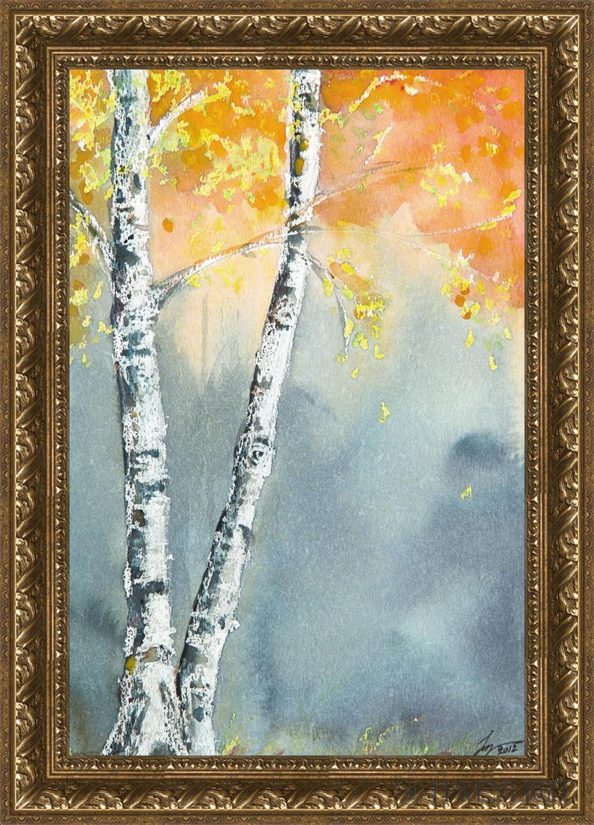 Aspen Fog Open Edition Canvas / 20 X 30 Gold 25 3/4 35 Art