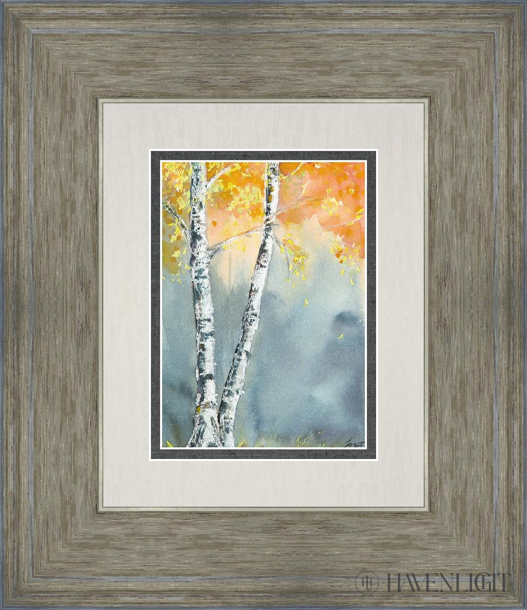 Aspen Fog Open Edition Print / 5 X 7 Gray 12 3/4 14 Art