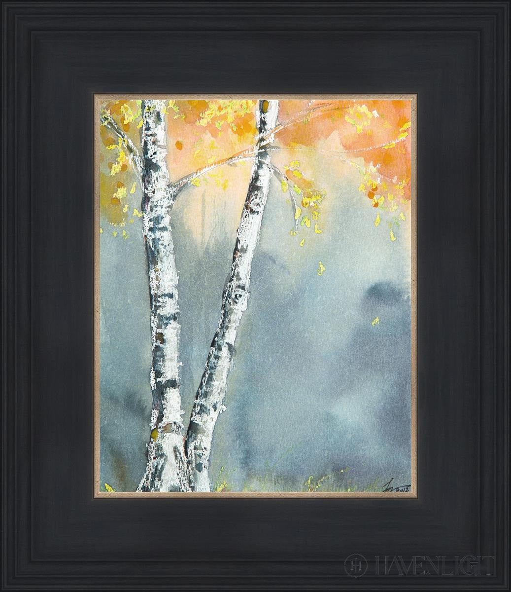 Aspen Fog Open Edition Print / 8 X 10 Black 12 3/4 14 Art