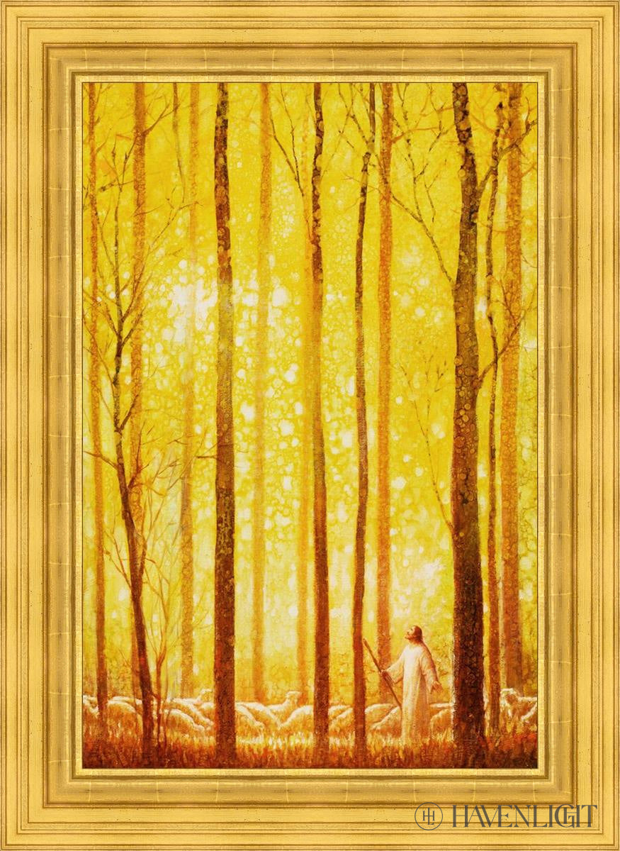 Awesome Wonder Open Edition Canvas / 24 X 36 22K Gold Leaf 32 3/8 44 Art