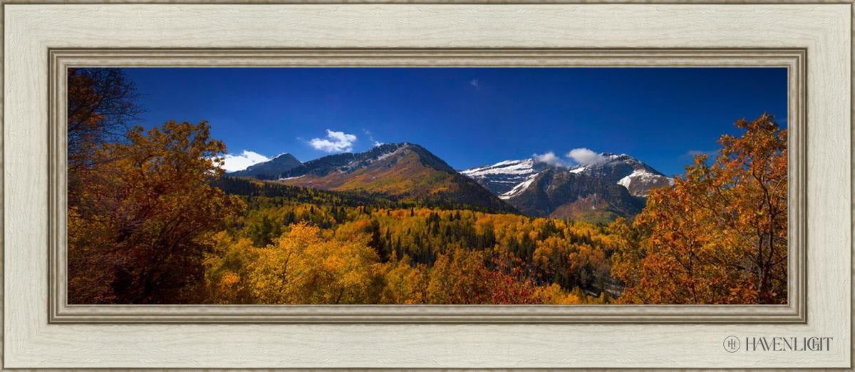 Back Side Of Timpanogos Open Edition Canvas / 36 X 12 Ivory 42 1/2 18 Art