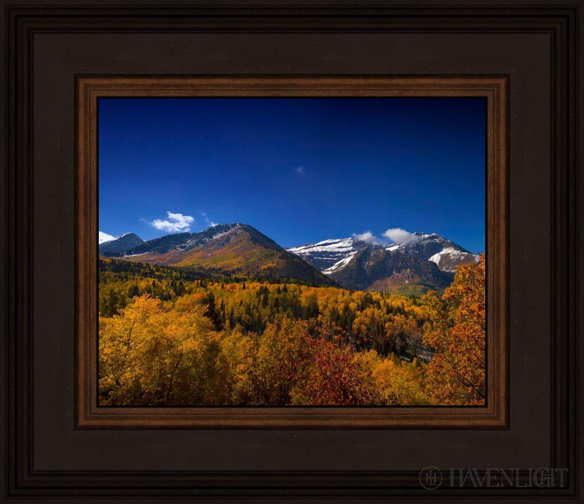 Back Side Of Timpanogos Open Edition Print / 10 X 8 Brown 14 3/4 12 Art