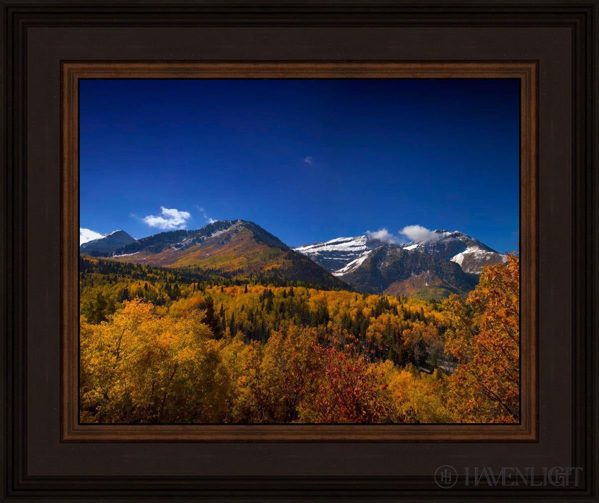 Back Side Of Timpanogos Open Edition Print / 14 X 11 Brown 18 3/4 15 Art