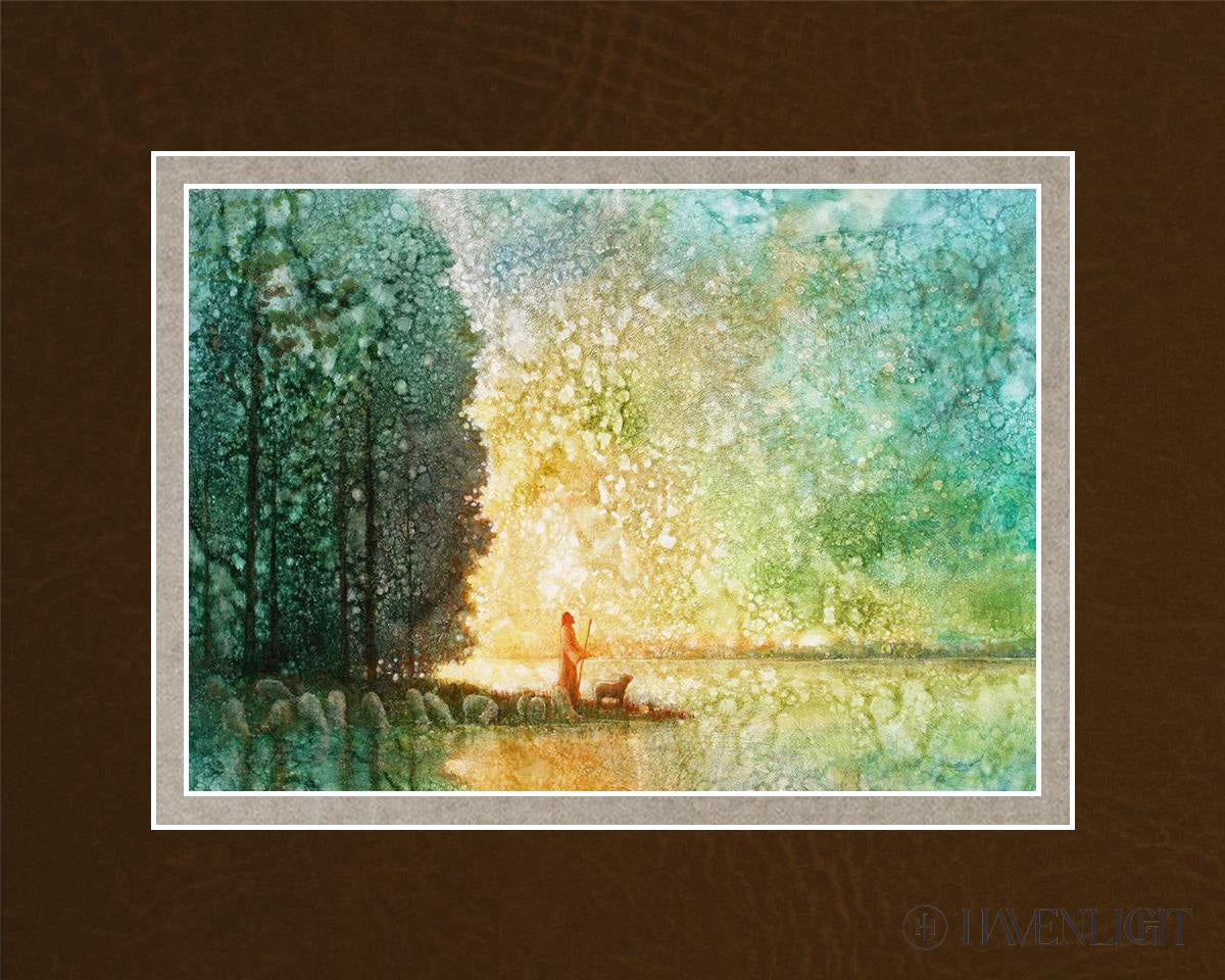 Beside Quiet Waters Open Edition Print / 7 X 5 Matted To 10 8 Art