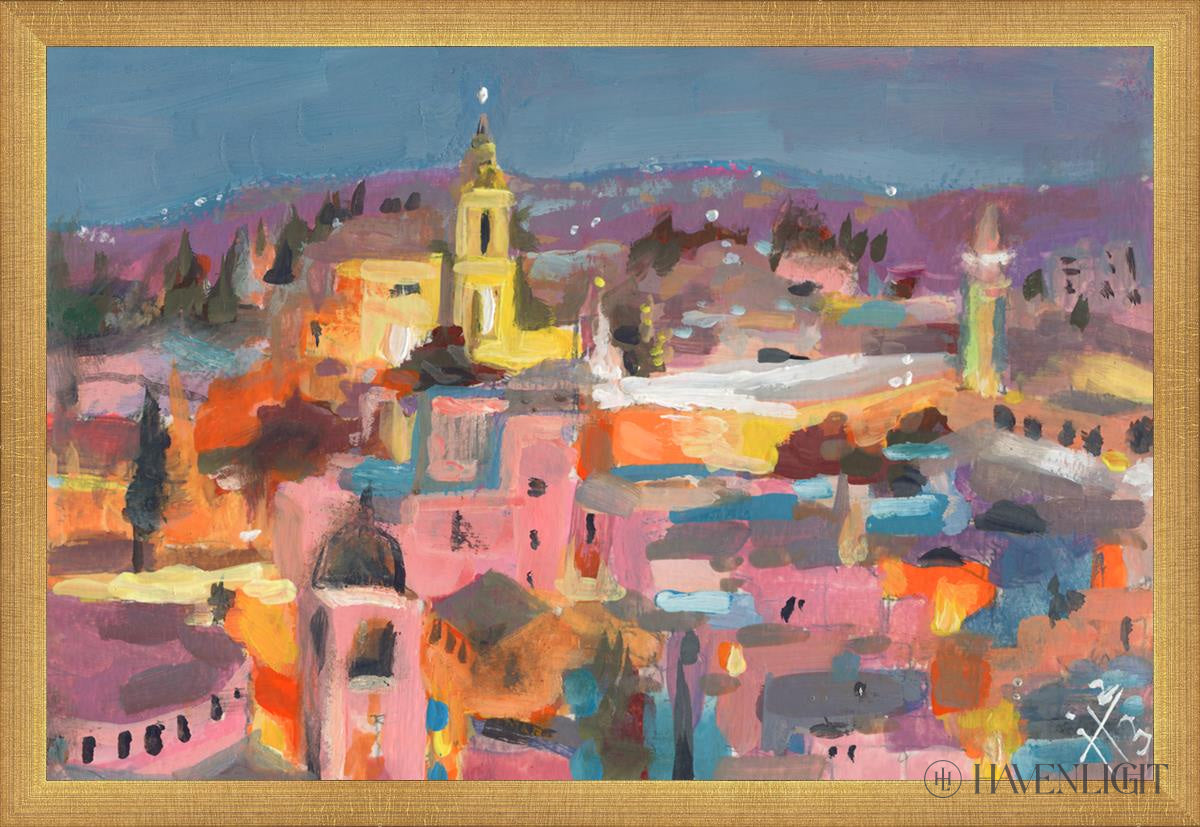 Bethlehem Open Edition Canvas / 24 X 16 Matte Gold 25 3/4 17 Art