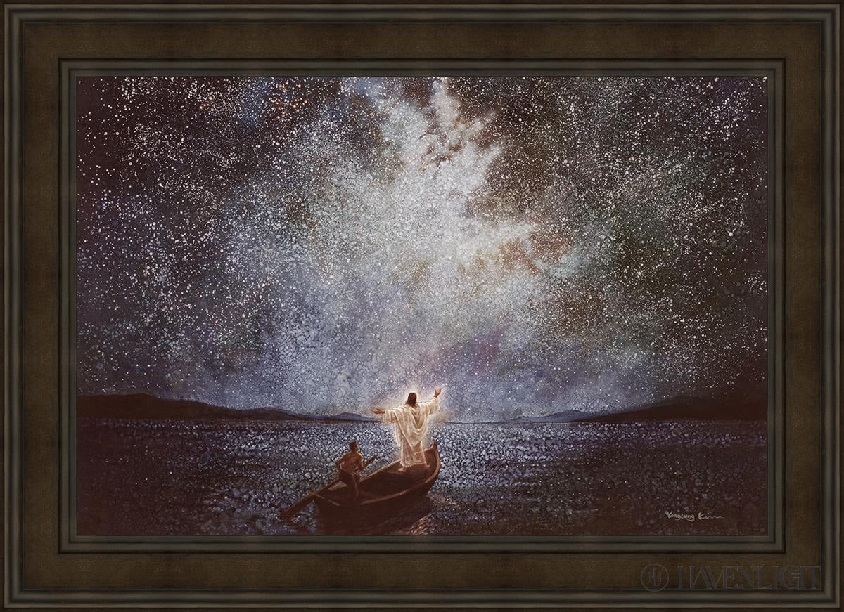 Calm And Stars Open Edition Canvas / 36 X 24 Brown 43 3/4 31 Art