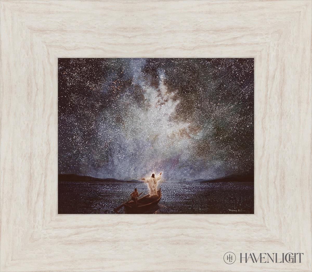 Calm And Stars Open Edition Print / 10 X 8 Ivory 15 1/2 13 Art