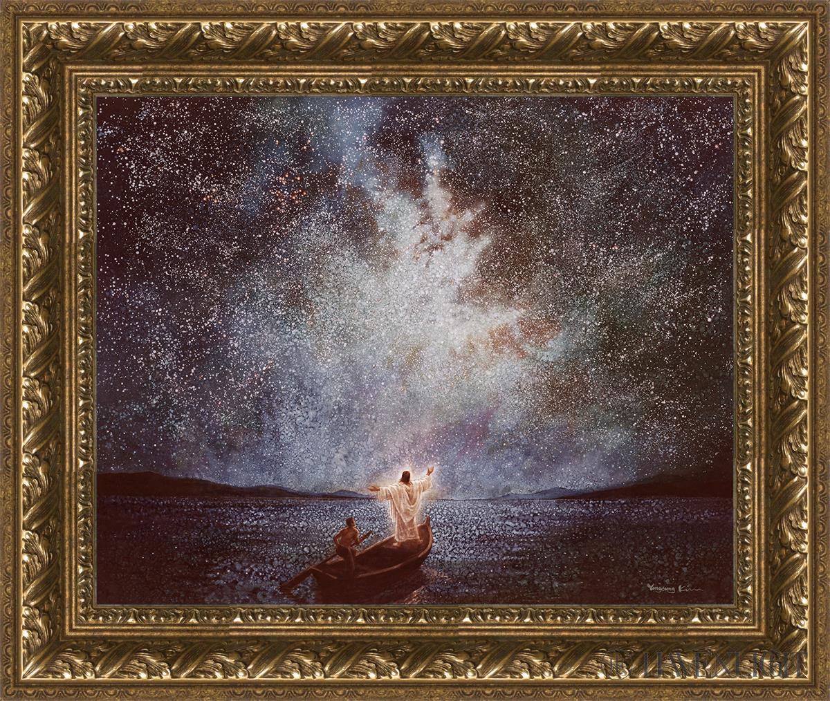 Calm And Stars Open Edition Print / 20 X 16 Gold 25 3/4 21 Art