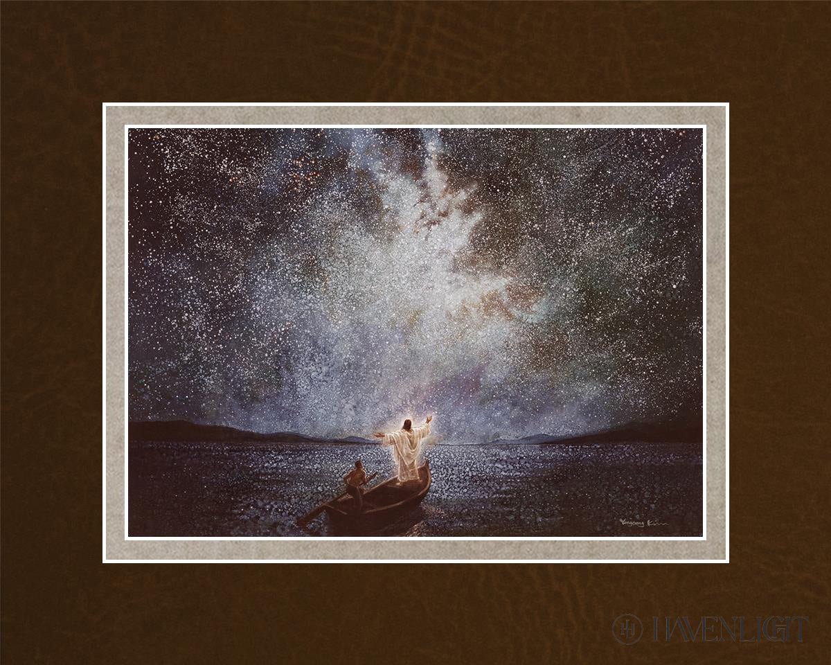 Calm And Stars Open Edition Print / 7 X 5 Matted To 10 8 Art