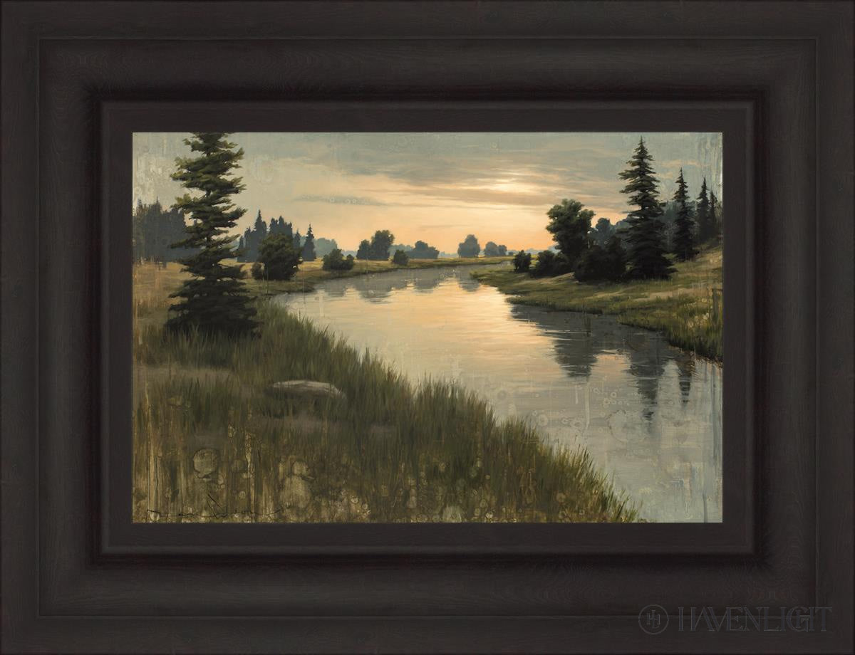 Calming Dusk Open Edition Canvas / 18 X 12 Brown 25 3/4 19 Art