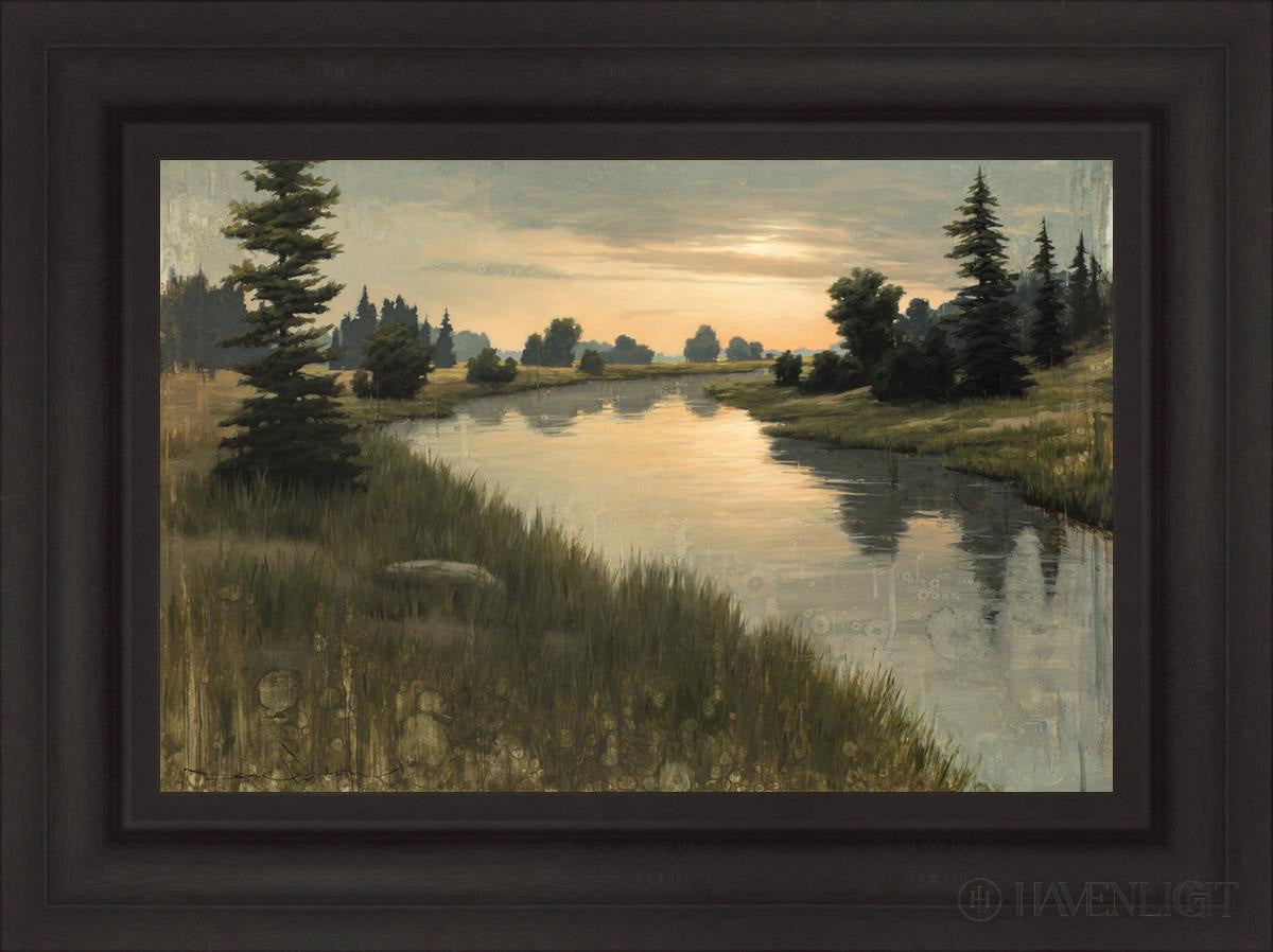 Calming Dusk Open Edition Canvas / 24 X 16 Brown 31 3/4 23 Art