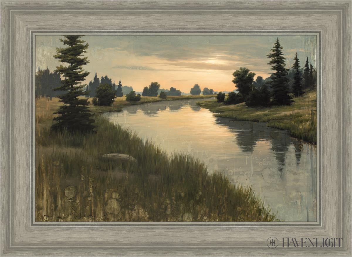 Calming Dusk Open Edition Canvas / 24 X 16 Gray 29 3/4 21 Art