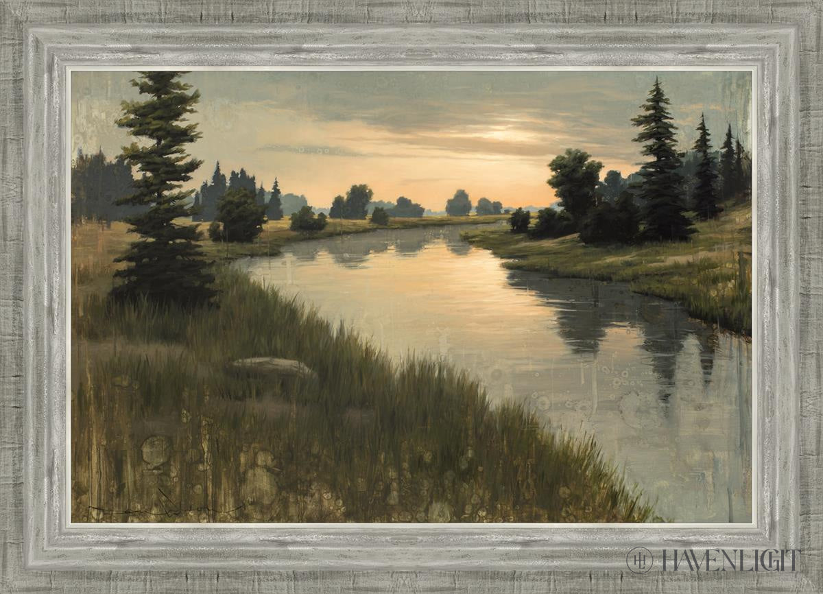 Calming Dusk Open Edition Canvas / 24 X 16 Silver 28 3/4 20 Art