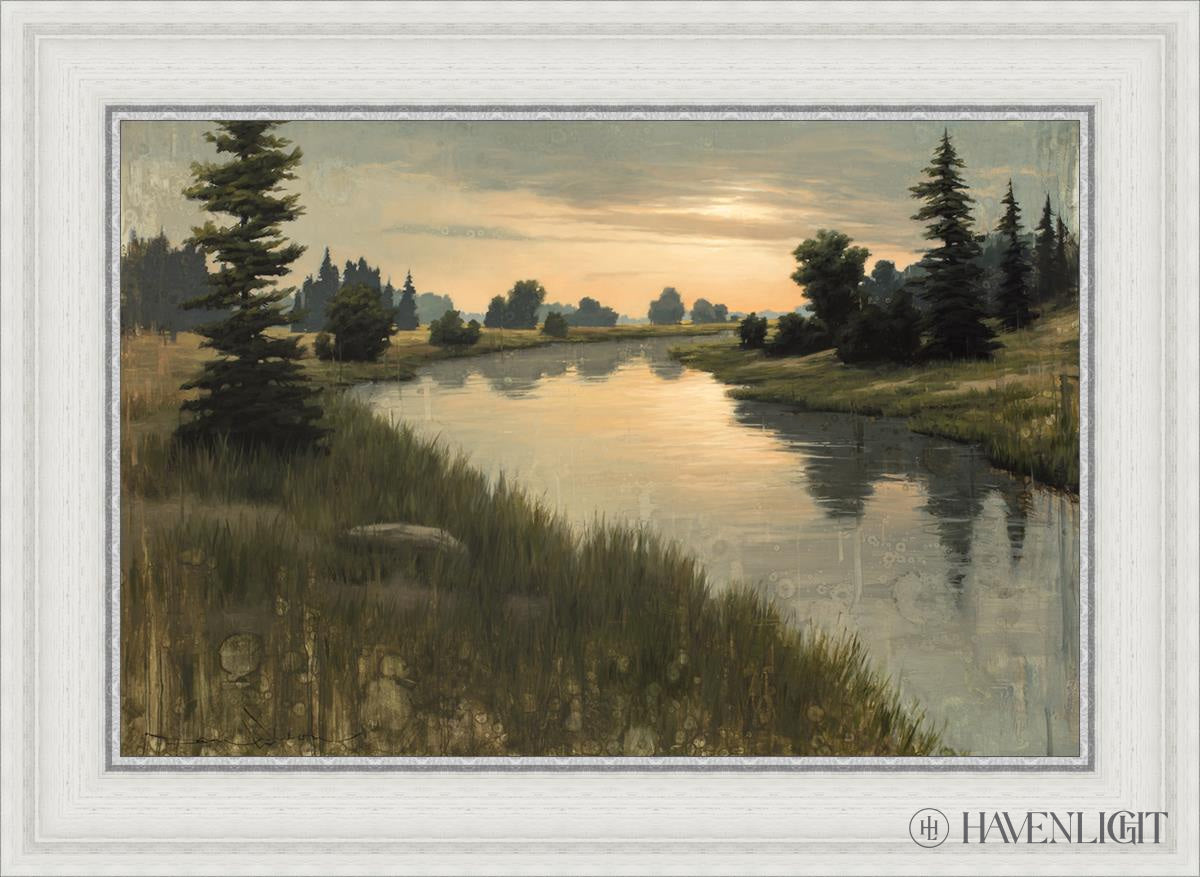 Calming Dusk Open Edition Canvas / 24 X 16 White 29 3/4 21 Art