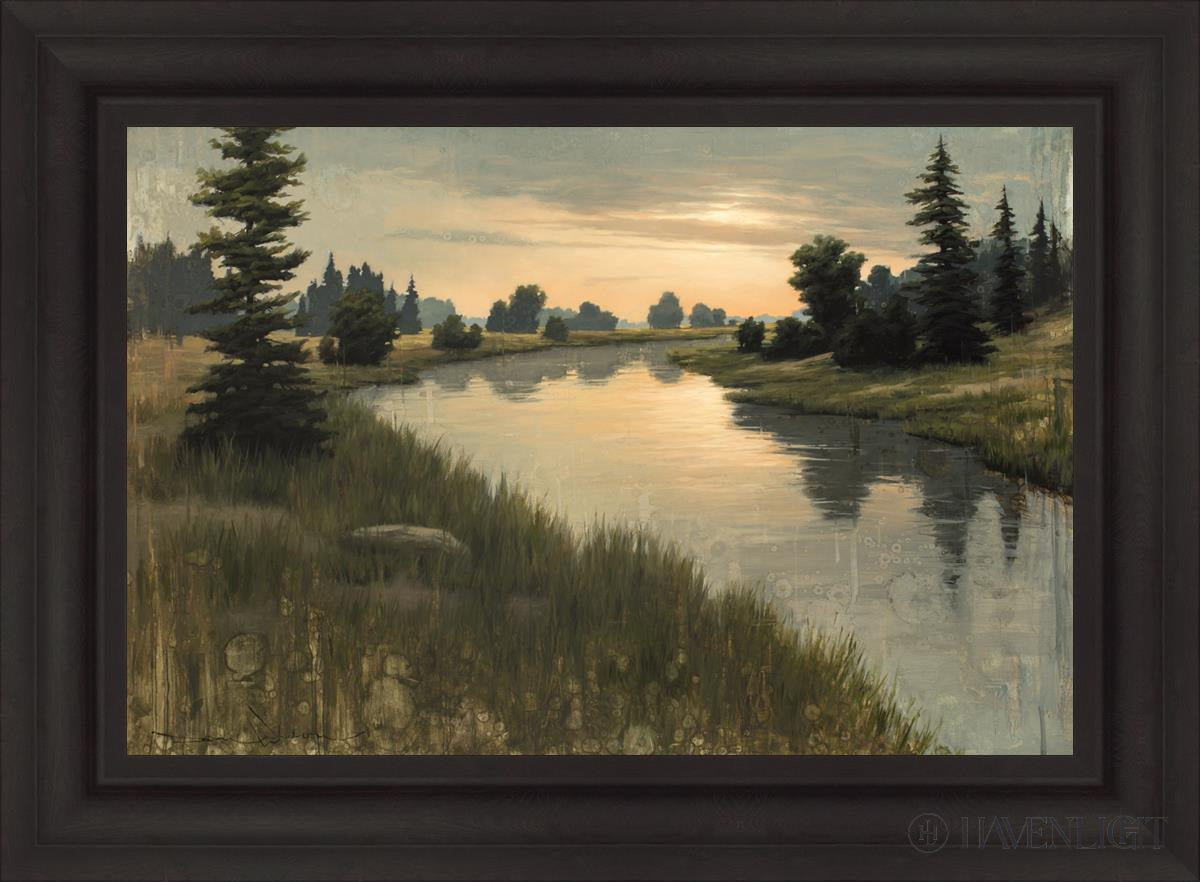 Calming Dusk Open Edition Canvas / 30 X 20 Brown 37 3/4 27 Art