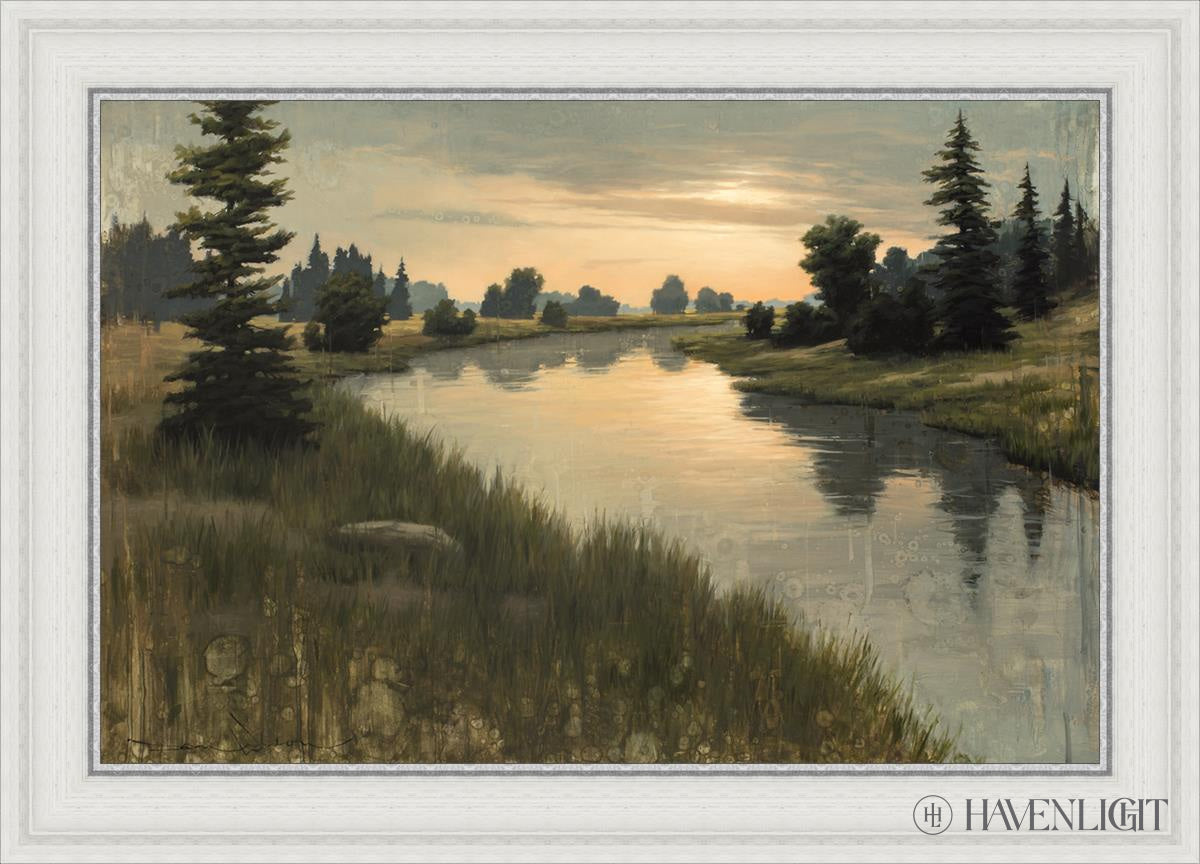 Calming Dusk Open Edition Canvas / 30 X 20 White 35 3/4 25 Art