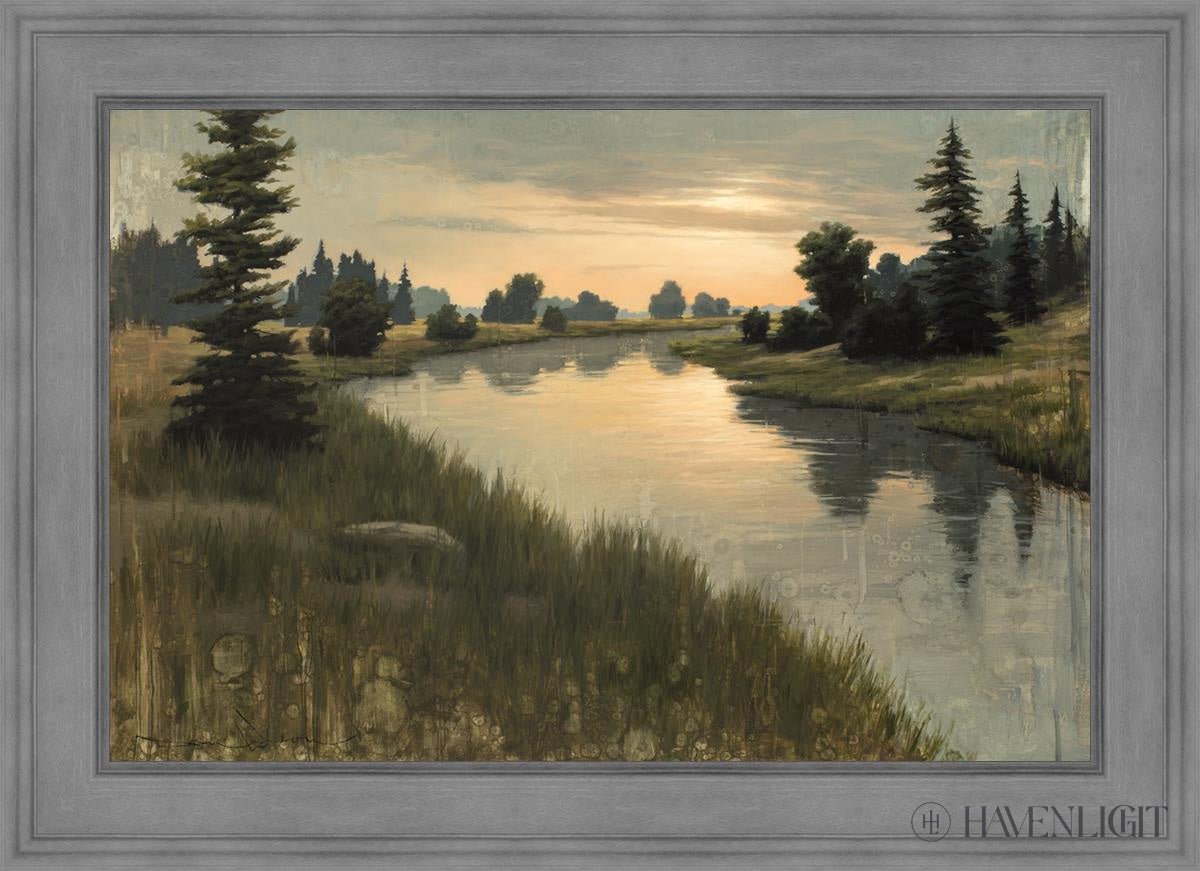 Calming Dusk Open Edition Canvas / 36 X 24 Gray 43 3/4 31 Art