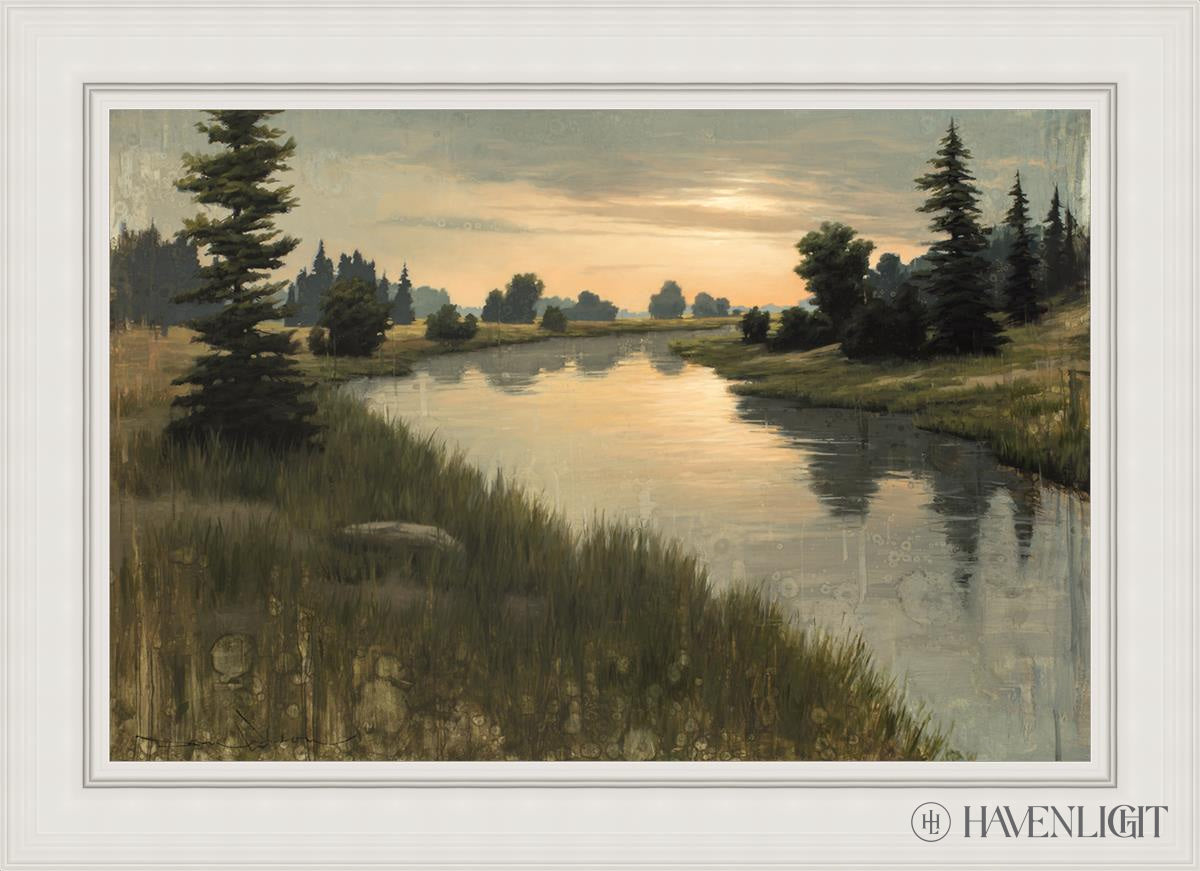 Calming Dusk Open Edition Canvas / 36 X 24 White 43 3/4 31 Art