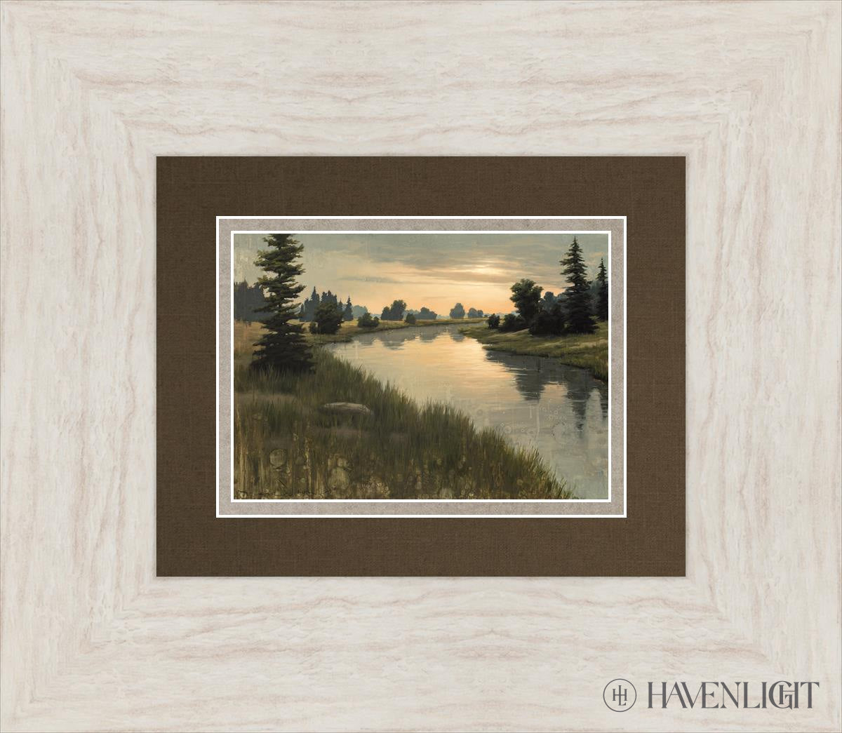 Calming Dusk Open Edition Print / 7 X 5 Ivory 15 1/2 13 Art