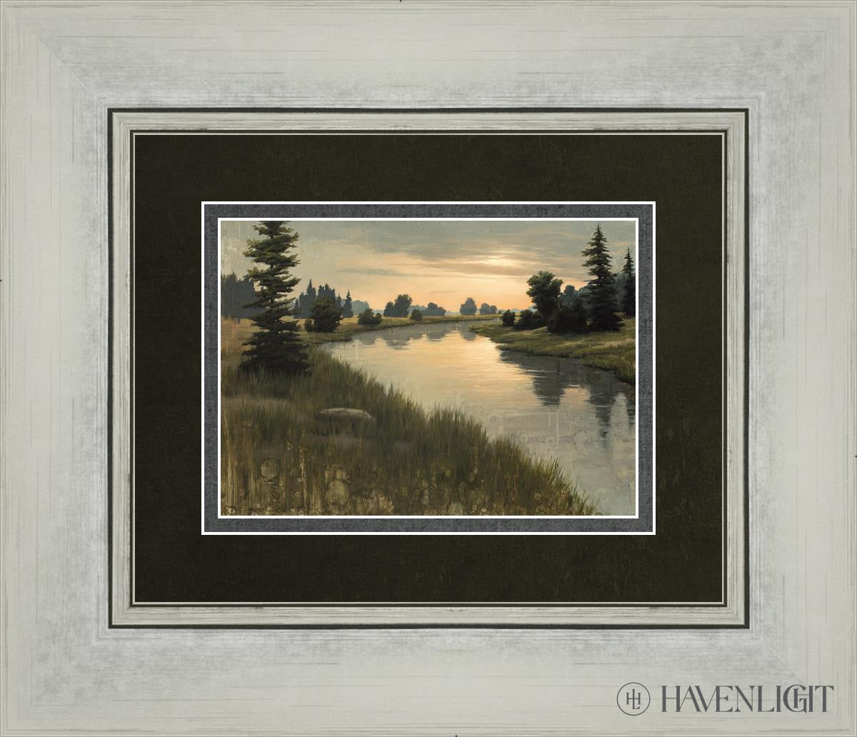 Calming Dusk Open Edition Print / 7 X 5 Silver 14 1/4 12 Art