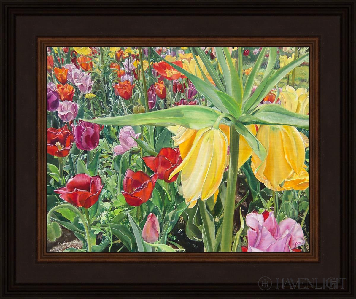 Carousel Tulips Open Edition Print / 14 X 11 Brown 18 3/4 15 Art
