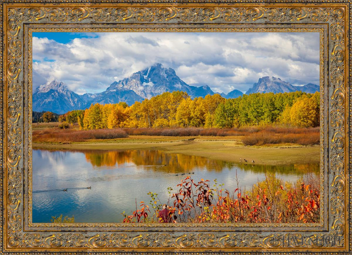 Changing Seasons Open Edition Canvas / 36 X 24 Gold 43 3/4 31 Art