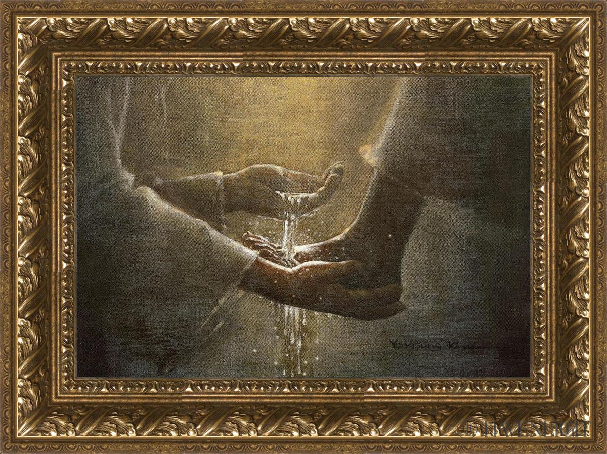 Christ The Servant Open Edition Canvas / 18 X 12 Gold 23 3/4 17 Art