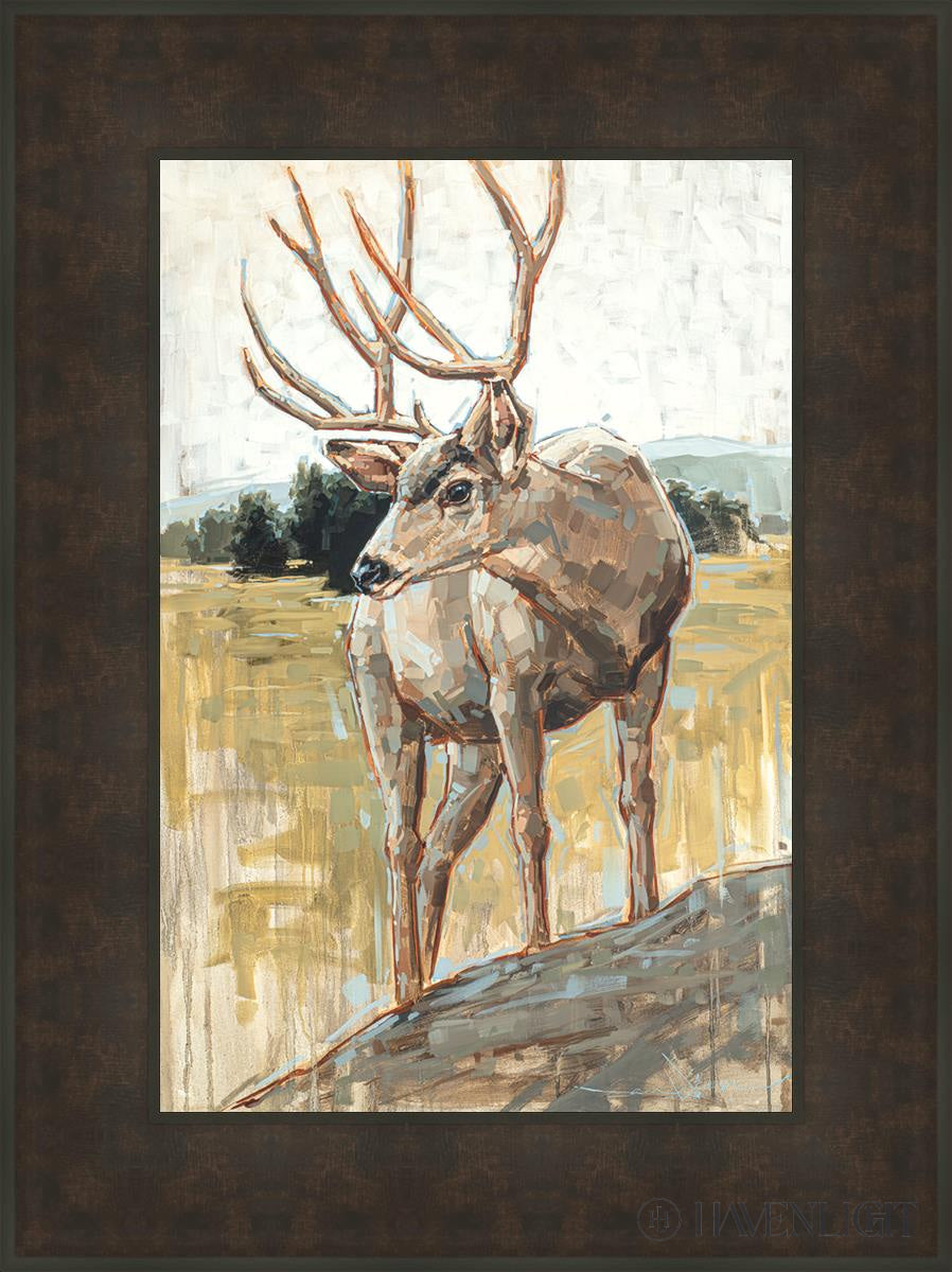 Colors Of The Wild Open Edition Canvas / 16 X 24 Bronze Frame 23 3/4 31 Art