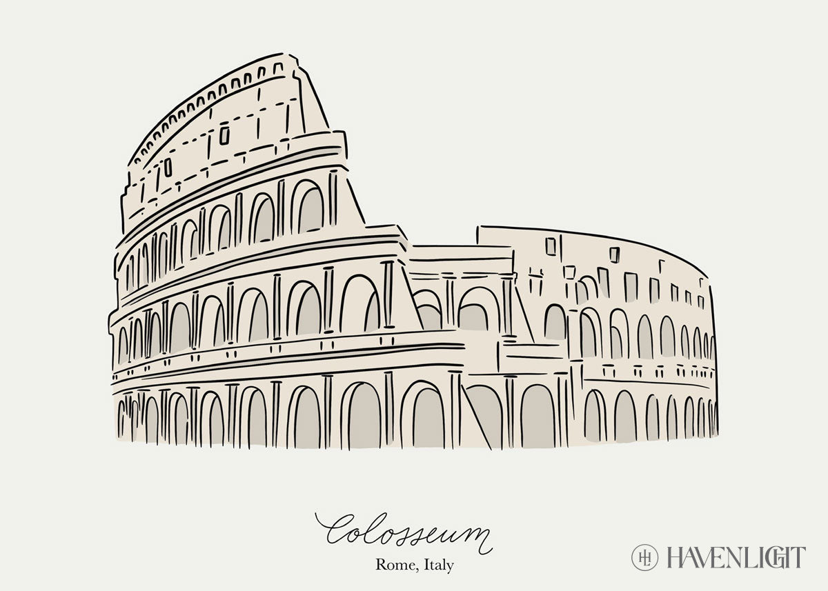 Colosseum Open Edition Print / 7 X 5 Only Art