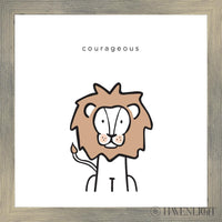 Courageous Open Edition Print / 10 X Frame G 11 1/4 Art