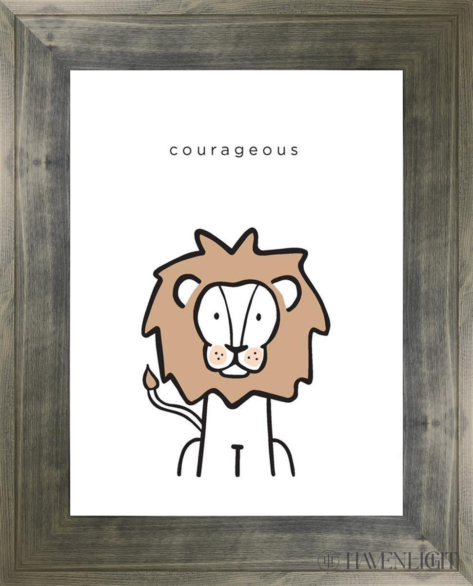 Courageous Open Edition Print / 18 X 24 Frame G 25 1/4 31 Art