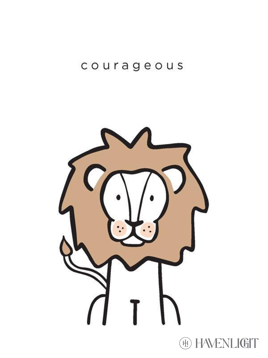Courageous Open Edition Print / 18 X 24 Only Art