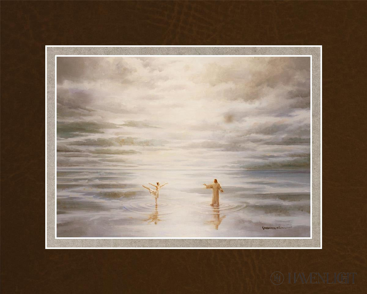 Dancing On Water Open Edition Print / 7 X 5 Matted To 10 8 Art