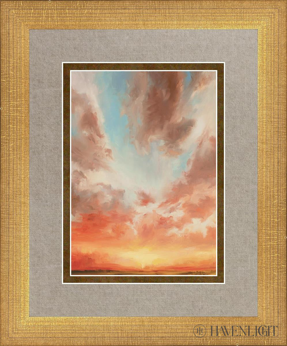 Day Of Hope Open Edition Print / 5 X 7 Matte Gold 9 3/4 11 Art