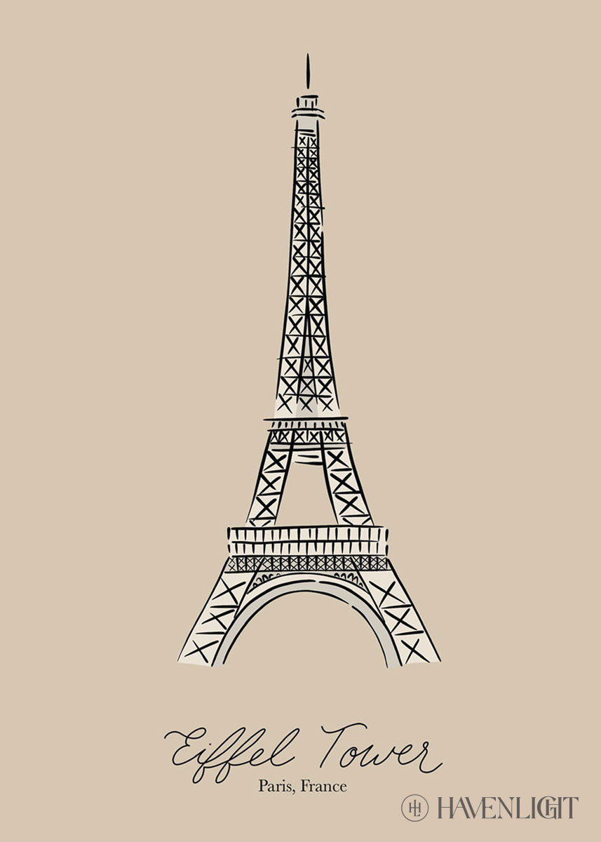 Eiffel Tower Open Edition Print / 11 X 14 Only Art