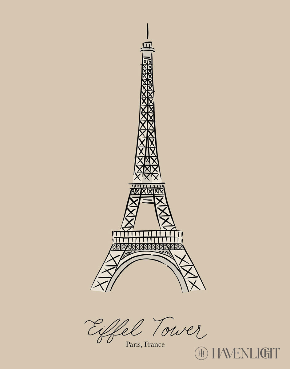 Eiffel Tower Open Edition Print / 5 X 7 Only Art