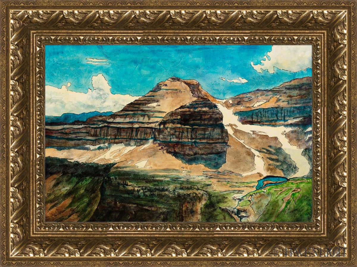 Emerald Lake Open Edition Canvas / 18 X 12 Gold 23 3/4 17 Art