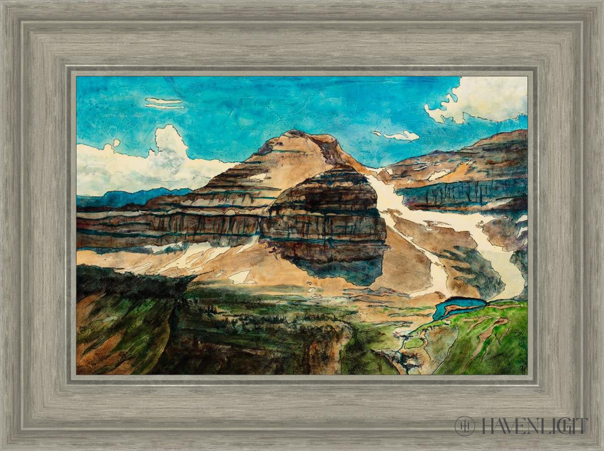 Emerald Lake Open Edition Canvas / 18 X 12 Gray 23 3/4 17 Art