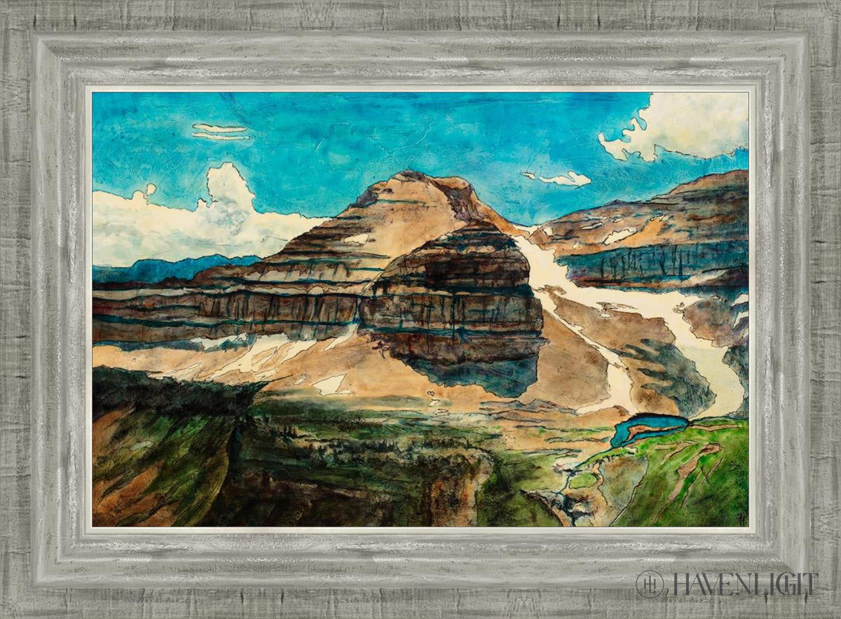 Emerald Lake Open Edition Canvas / 18 X 12 Silver 22 3/4 16 Art