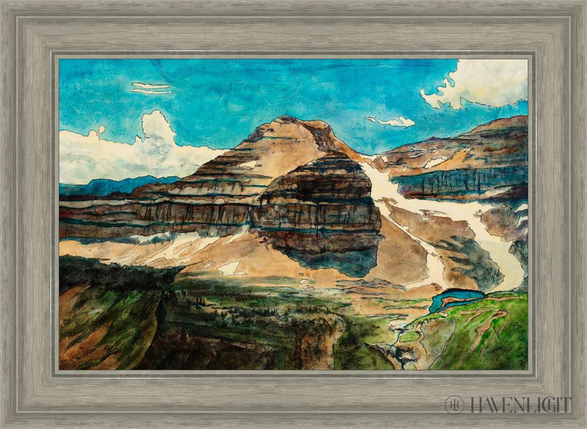 Emerald Lake Open Edition Canvas / 24 X 16 Gray 29 3/4 21 Art